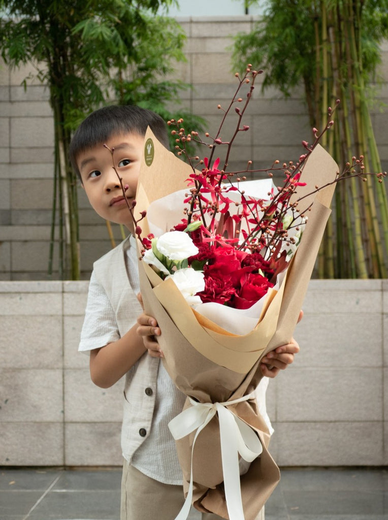 Fresh Blooms: Ruby Hues