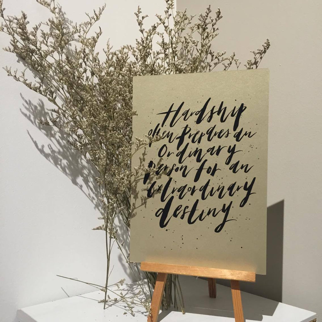 Poster - Hardship often