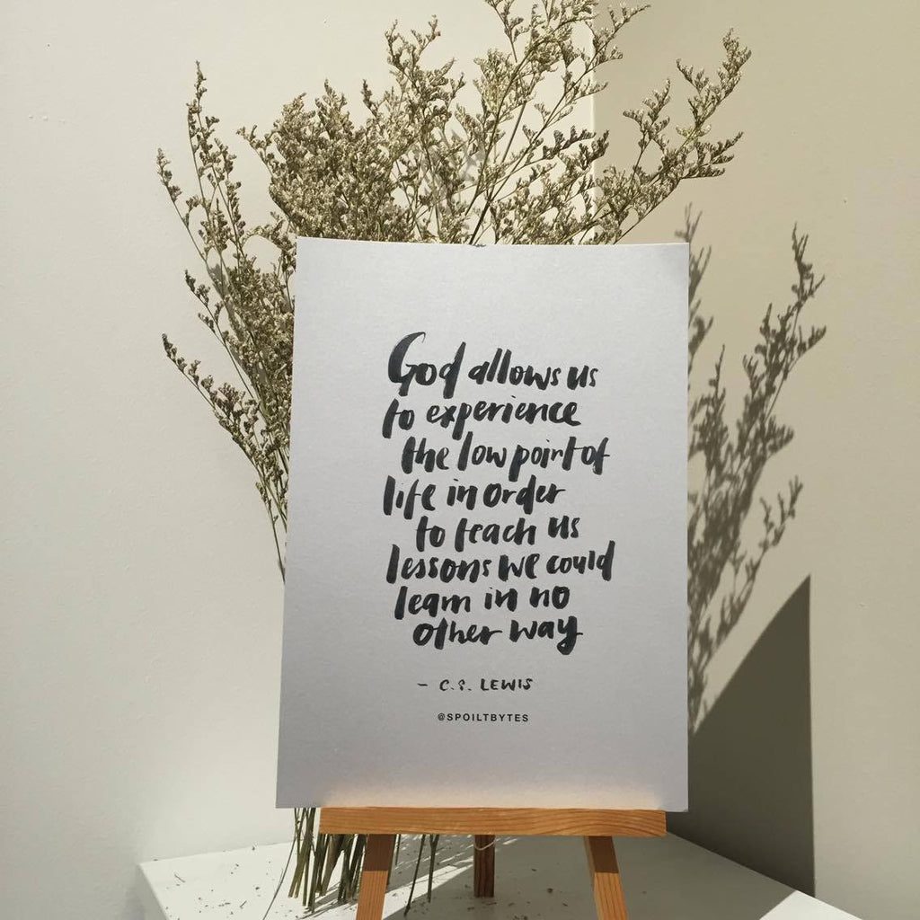 Poster - God allows us