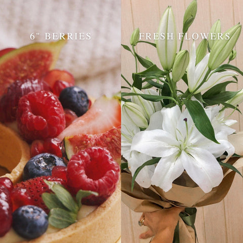 6" Berries Fresh Flower Bundle