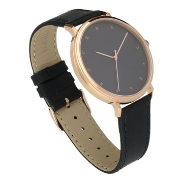 Foi En Dieu Watch: Faith (Dark blue leather)