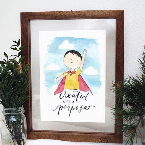 Kristen Kiong A4 Poster: Created With A Purpose