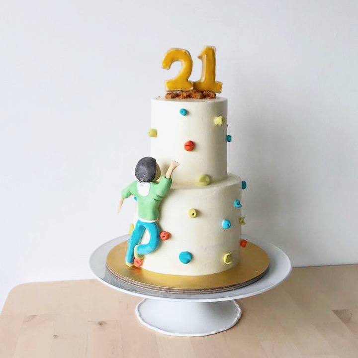 The Climb (Rock Climbing cake)