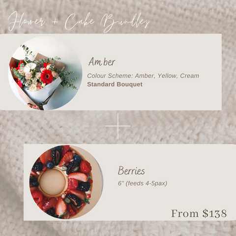Berries Tart x Flower Bundle