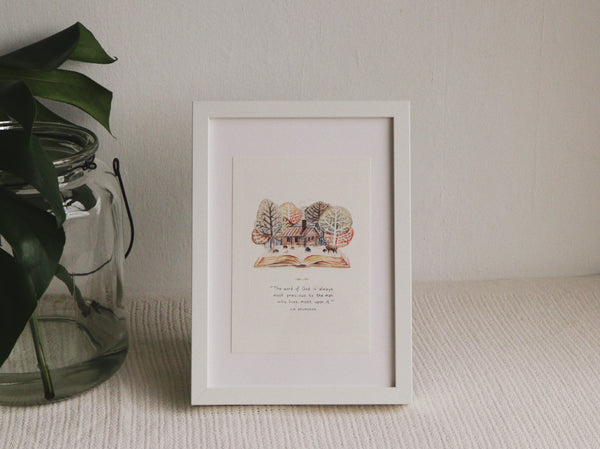 A5 Prints: Live Upon Word (C.H Spurgeon)