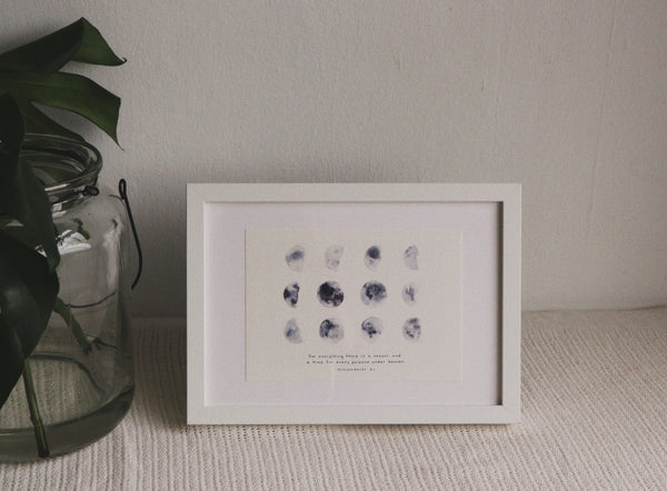 A5 Prints: Seasons (Ecclesiastes 3:1)