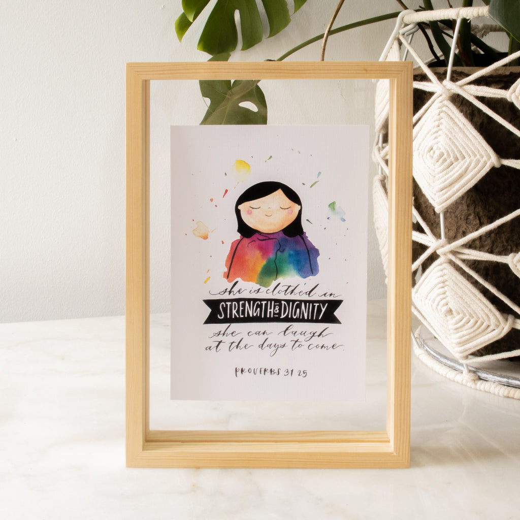 A5 Poster: Strength and Dignity