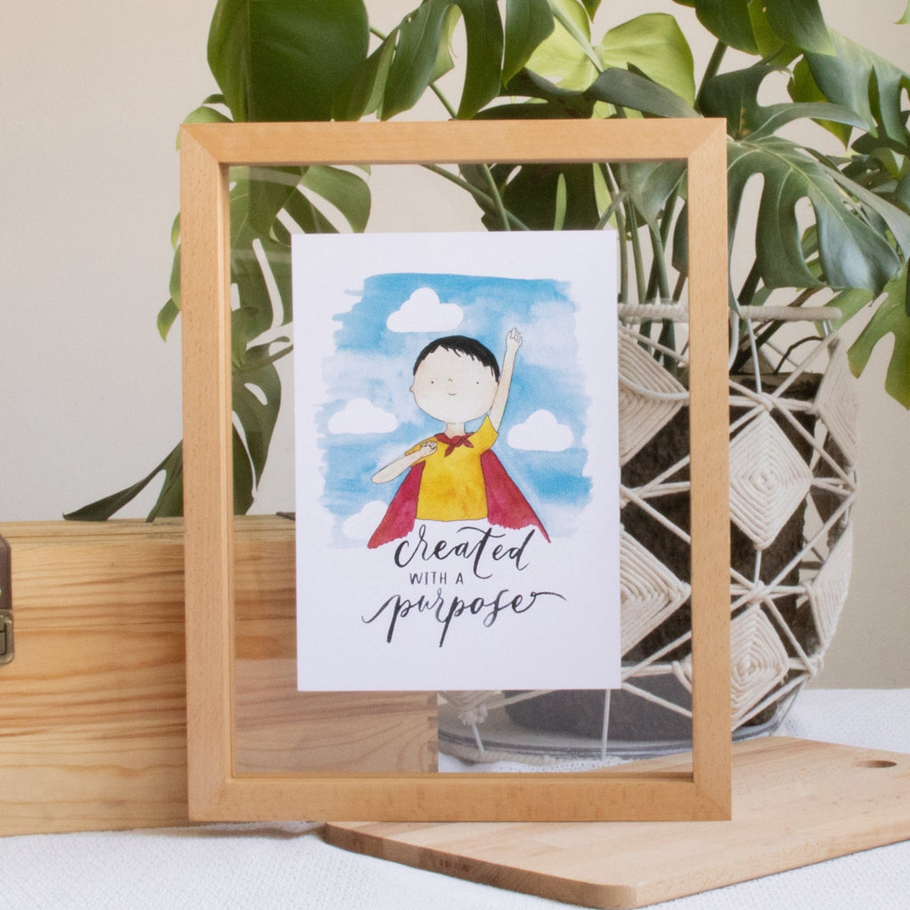 A4 Poster: Created with a Purpose