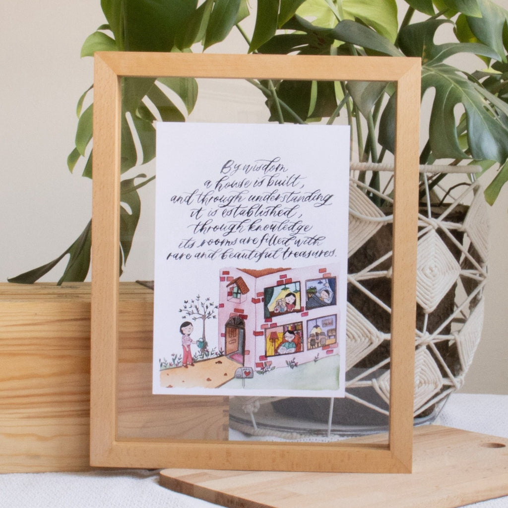 A4 Poster: Building a House