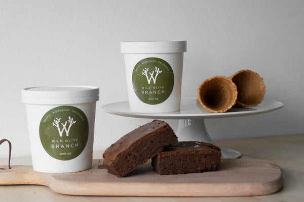 4 Brownies + Ice Cream Bundle