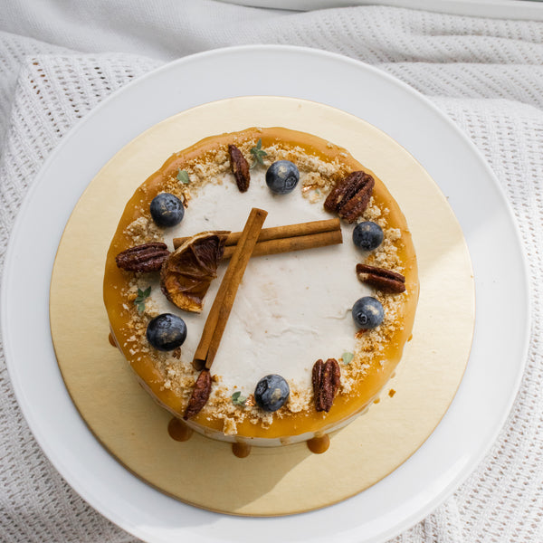 Salted Caramel Pecan Cake