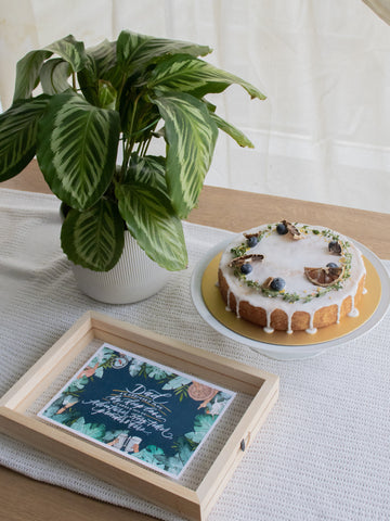 WOBXKRISTEN: Lemon Blueberry Drizzle + Frame