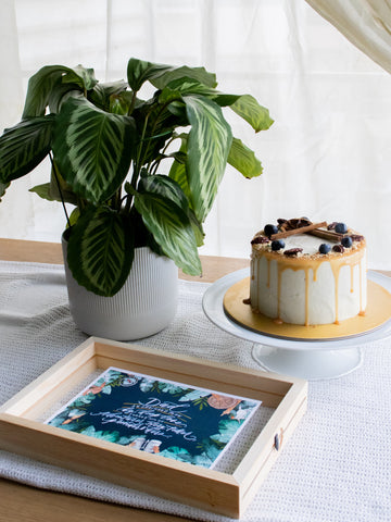 WOBXKRISTEN: Salted Caramel Pecan Cake + Frame