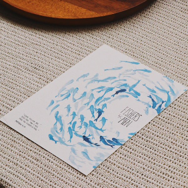 A5 Print: Fishers Of Man (Matthew 4:19)