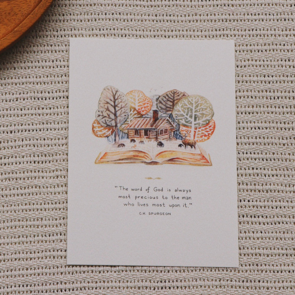 A5 Prints: Live Upon Word (C.H Spurgeon)