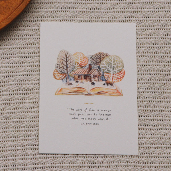 A5 Prints: Live Upon Word (C.H Spurgeon)