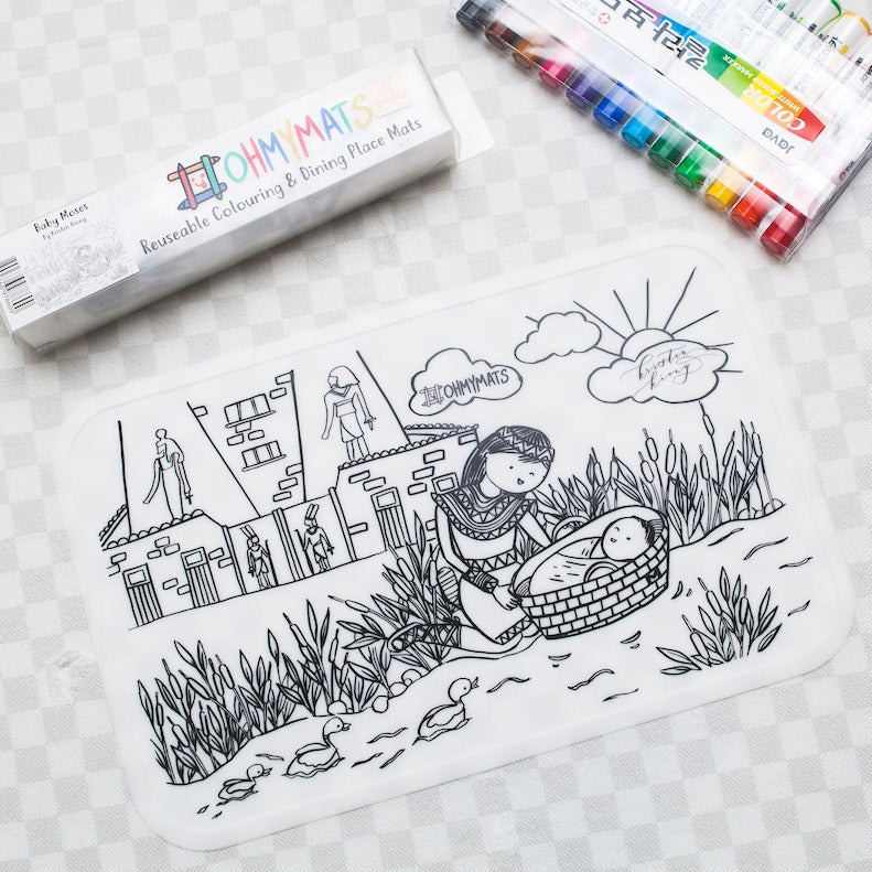 Baby Moses | Silicon Colouring Mat
