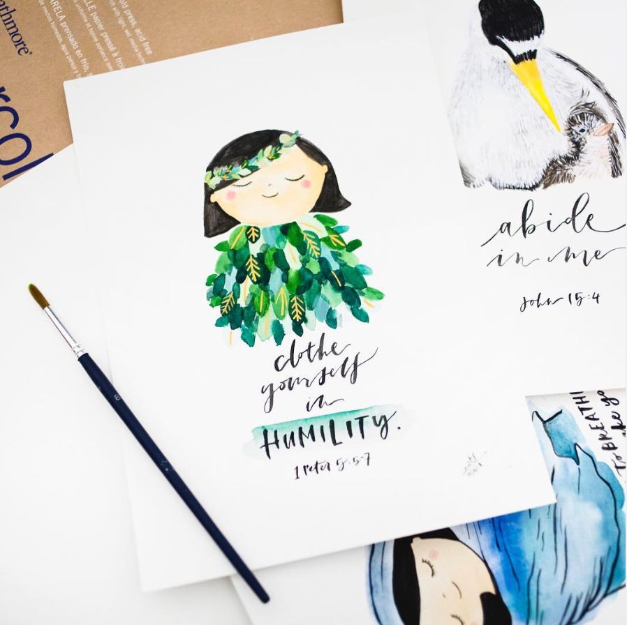 Kristen Kiong A4 Poster: Clothe Yourself In Humility