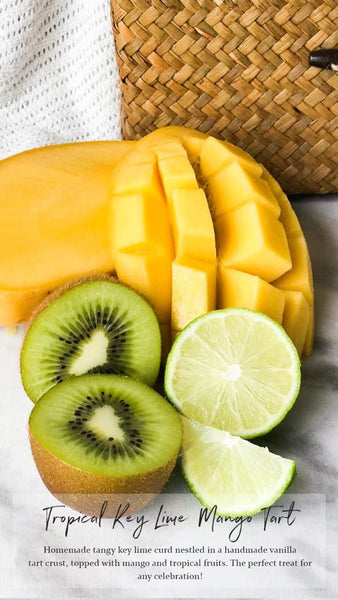 Tropical Key Lime Mango Tart