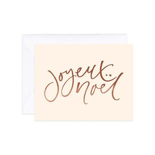 Mint & Ordinary: Joyeux Noel Card