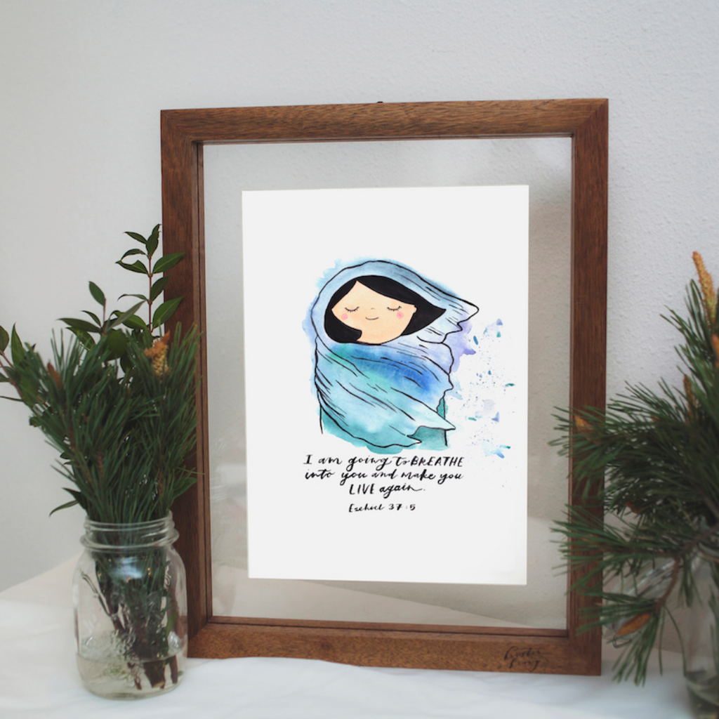 Kristen Kiong A4 Poster: Breathe Life