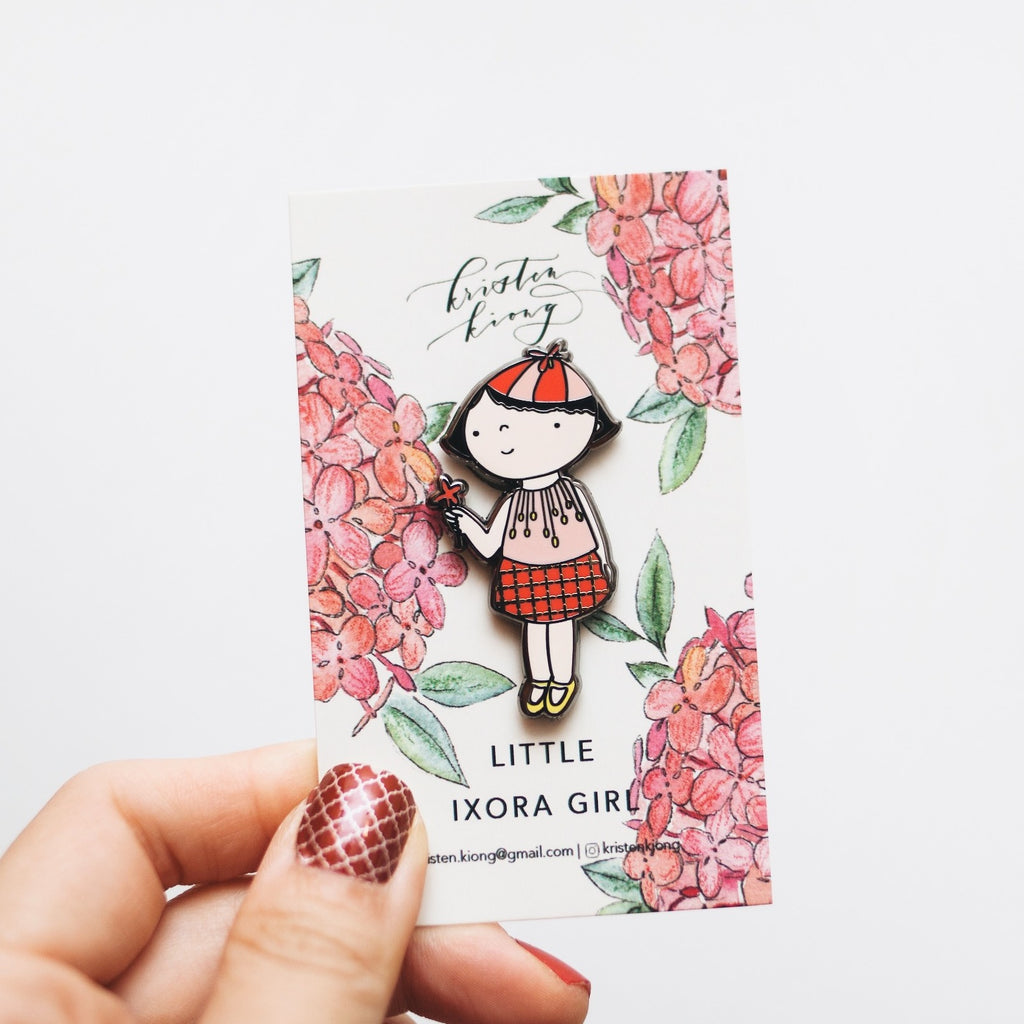 Little Ixora Girl | Brooch