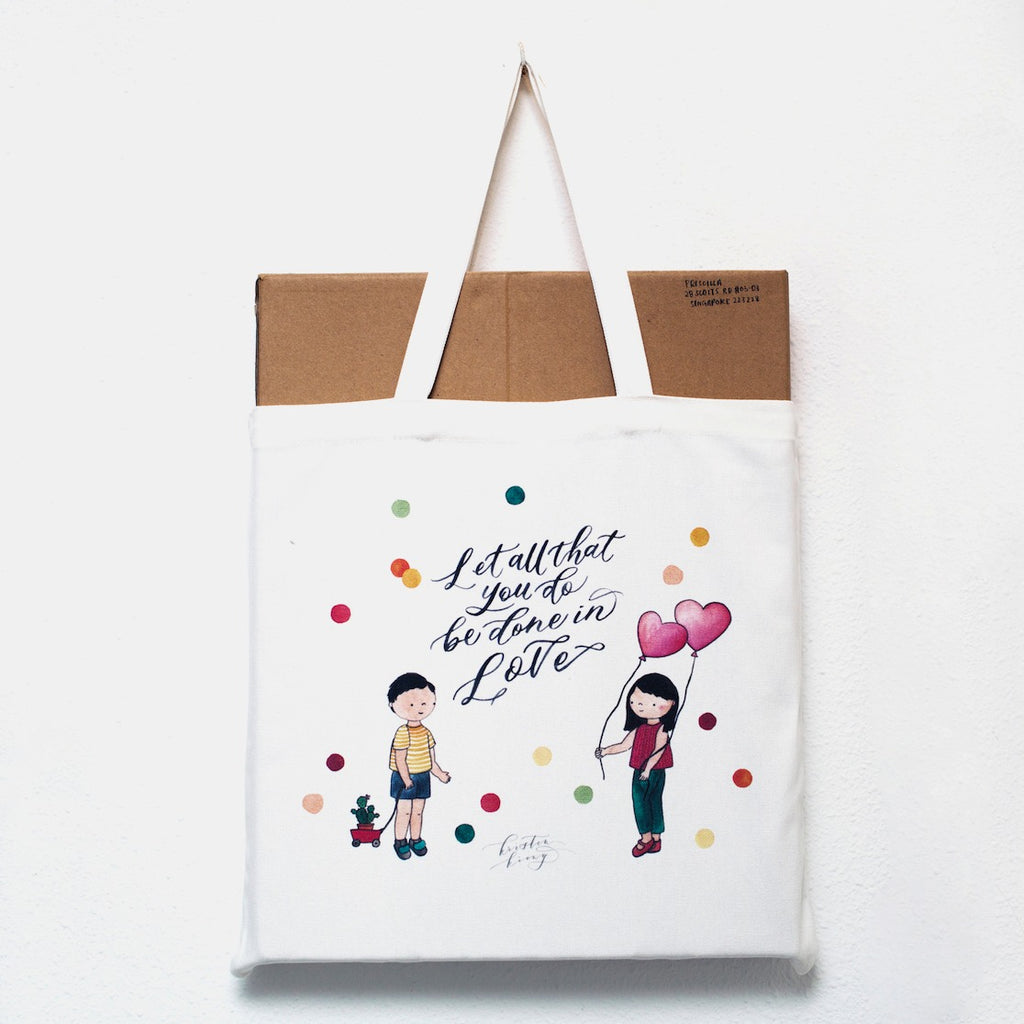 Done In Love Tote Bag