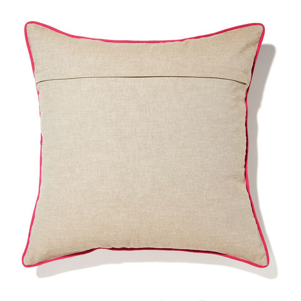 Stitches & Tweed Cushion: Expect Good Things To Happen