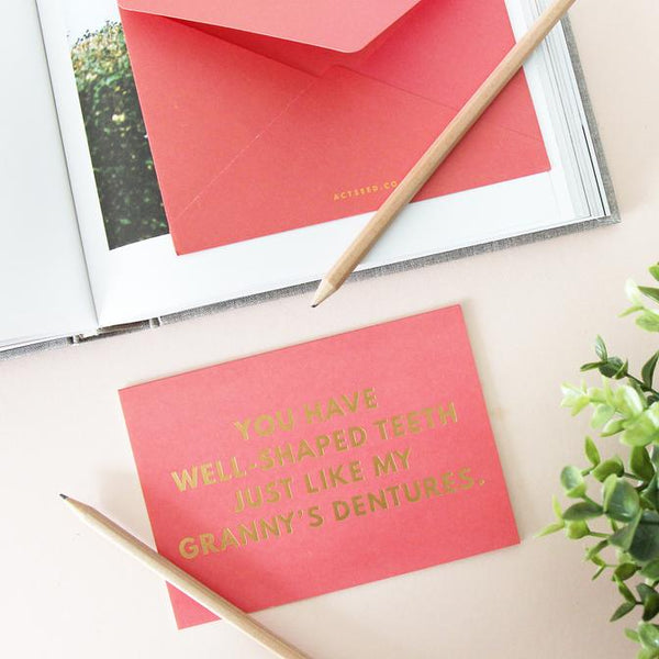 Actseed Quirky Compliments Card