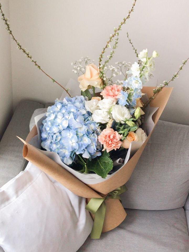 Fresh Blooms: Antoinette (Wrapped Bouquet)