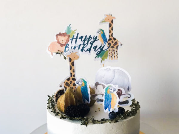 8" Customised Kid Friendly Cake - Ombre
