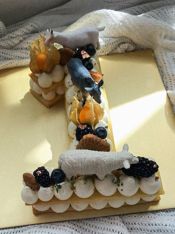 Customisable Buttercream Tart (Numbers)