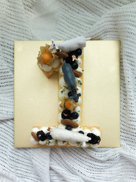 Customisable Buttercream Tart (Numbers)
