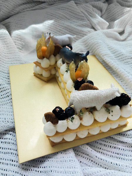 Customisable Buttercream Tart (Numbers)