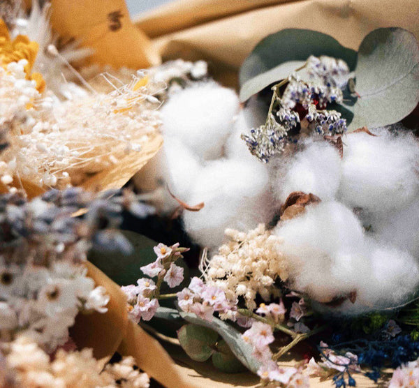 Bundle of Joy + A Standard Bouquet of Preserved Flowers