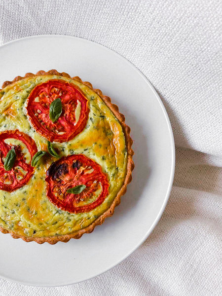Savoury Italian Tomato Basil Tart
