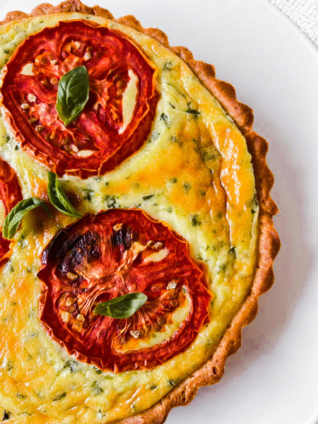 Savoury Italian Tomato Basil Tart