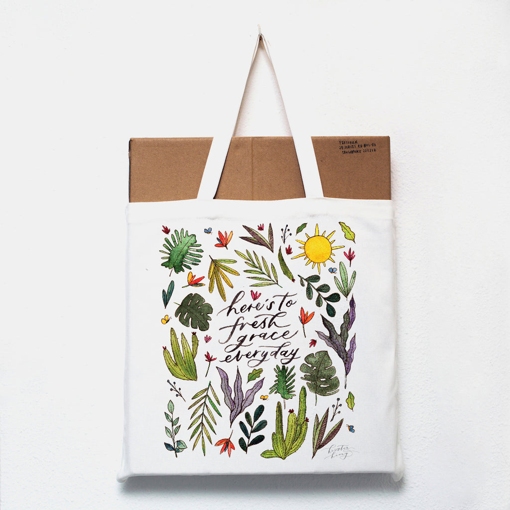 Fresh Grace tote bag