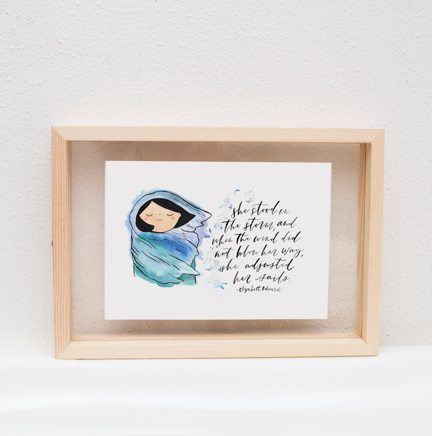 A5 Print: Storm & Wind