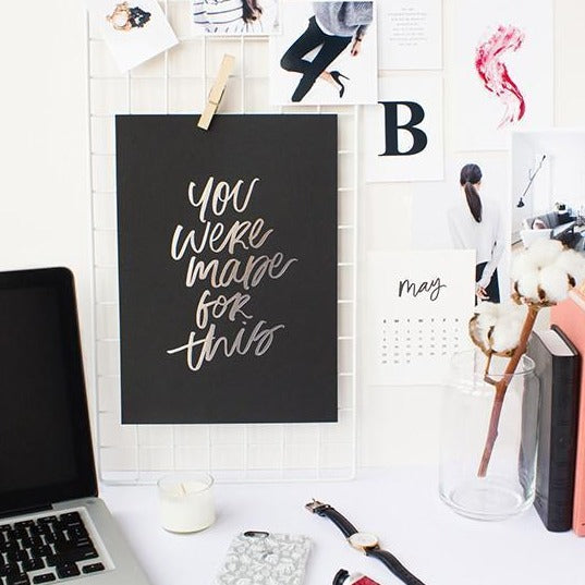 Mint & Ordinary A4 Print: You Were Made For This