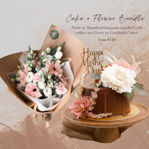 Mother's Day Bundle (Cake + Bouquet)