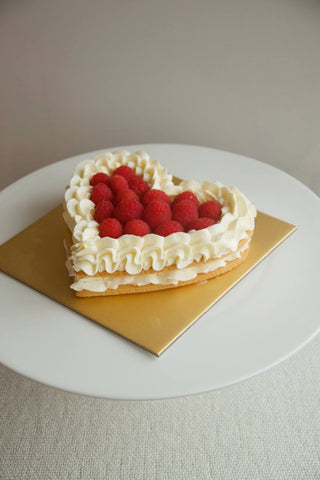 Raspberry Heart Tart