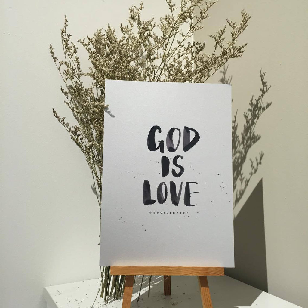 Poster - God is love