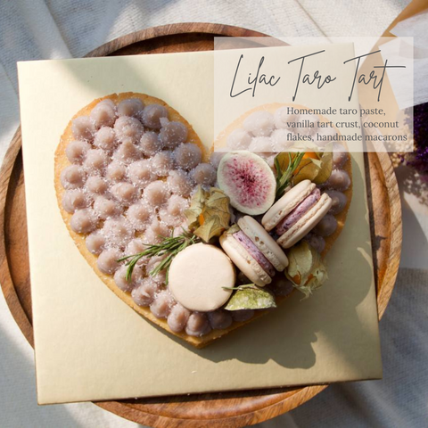Seasonal Special: Lilac Taro Tart