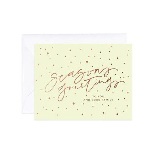 Mint & Ordinary: Seasons Greetings Card