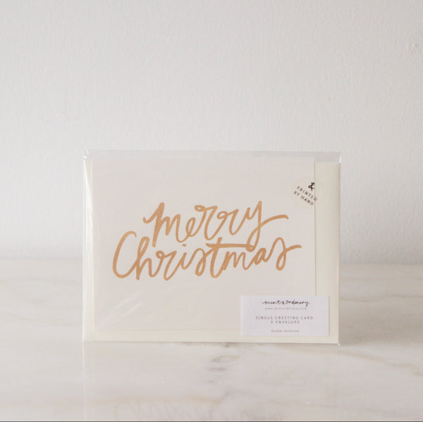 Mint & Ordinary Merry Christmas Cards