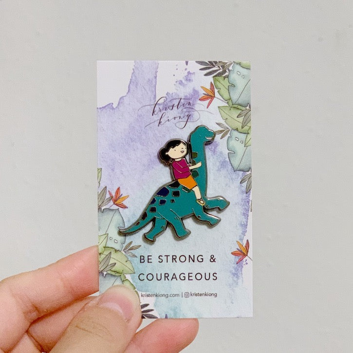 Be Strong and Courageous | Brooch