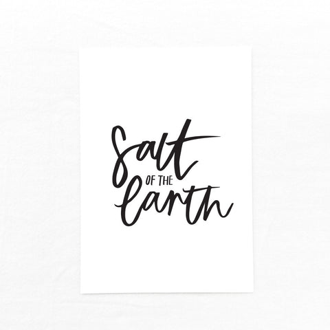 Print - Salt of the earth