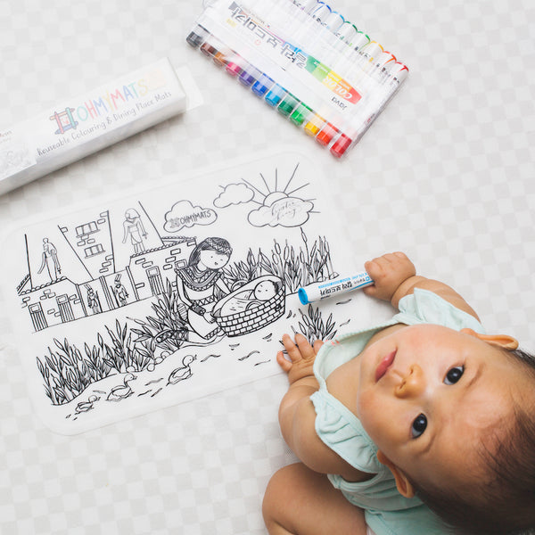 Baby Moses | Silicon Colouring Mat