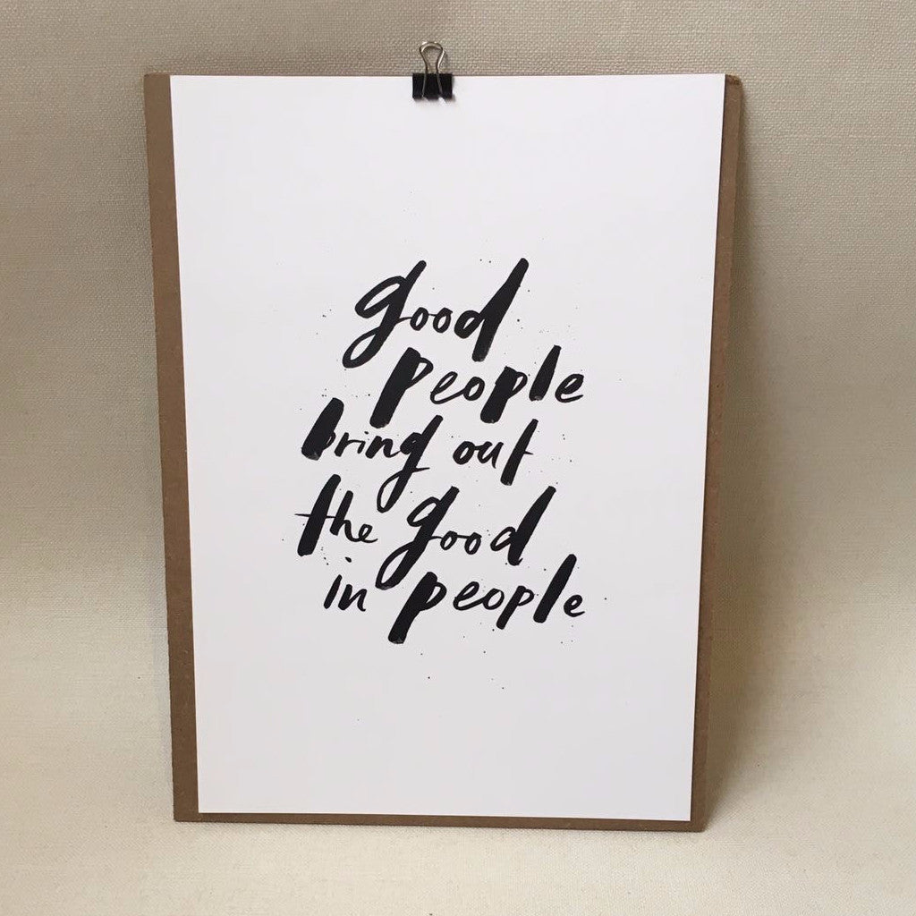 Poster - good people